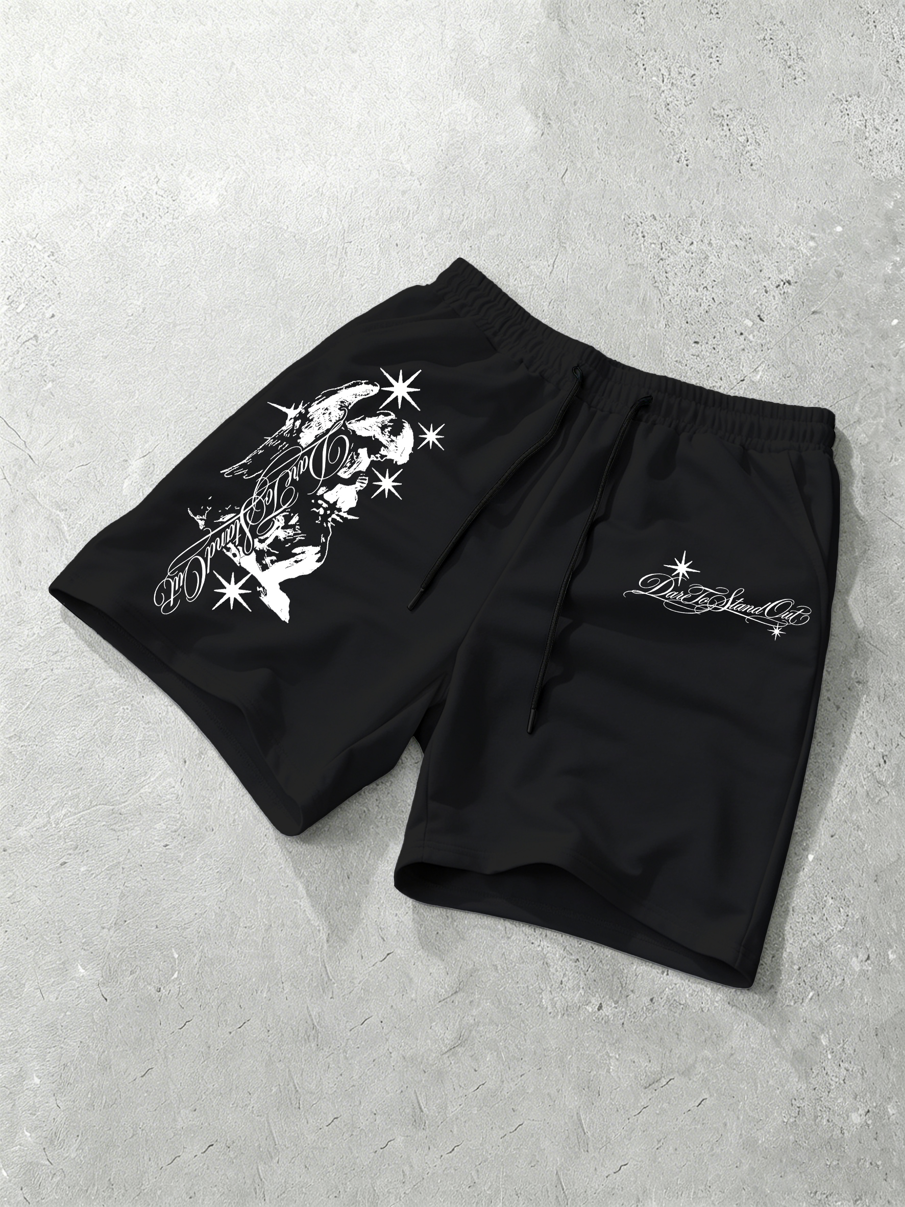 Gothic Streetwear Brand - Men's Oversized Gothic Streetwear Shorts Brand