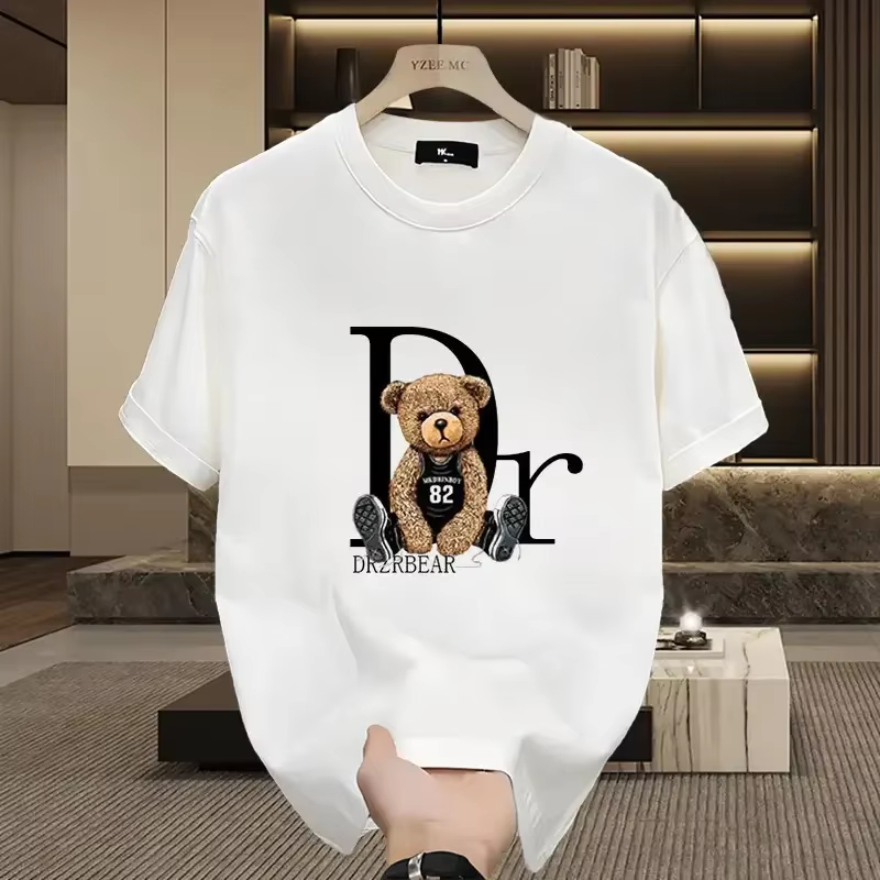 Brand Streetwear Instagram - New Spring and Summer Short-sleeved Bear