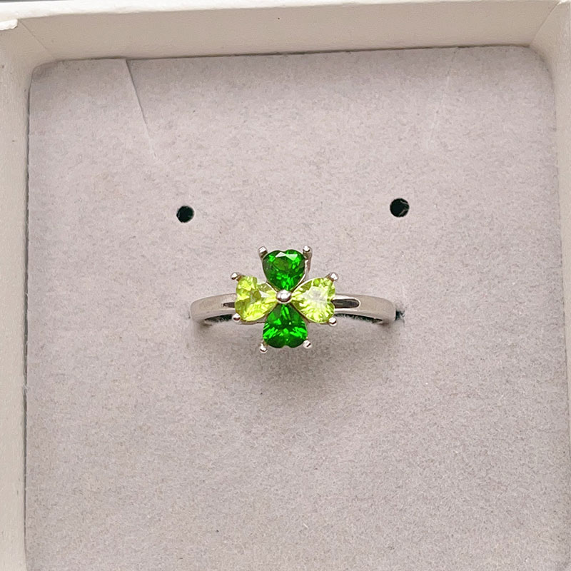 Chrome Hearts Ring - Real Chrome Diopside Ring with Certificate