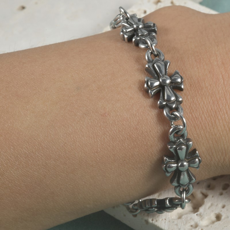 Chrome Hearts Ring - Fashion Personalized Gothic Cross Bracelet for