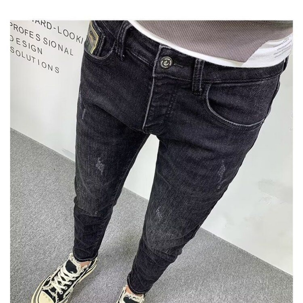 New Fashion Spring Autumn Men' – Streetwear Brand Denim Bewertung und Preis