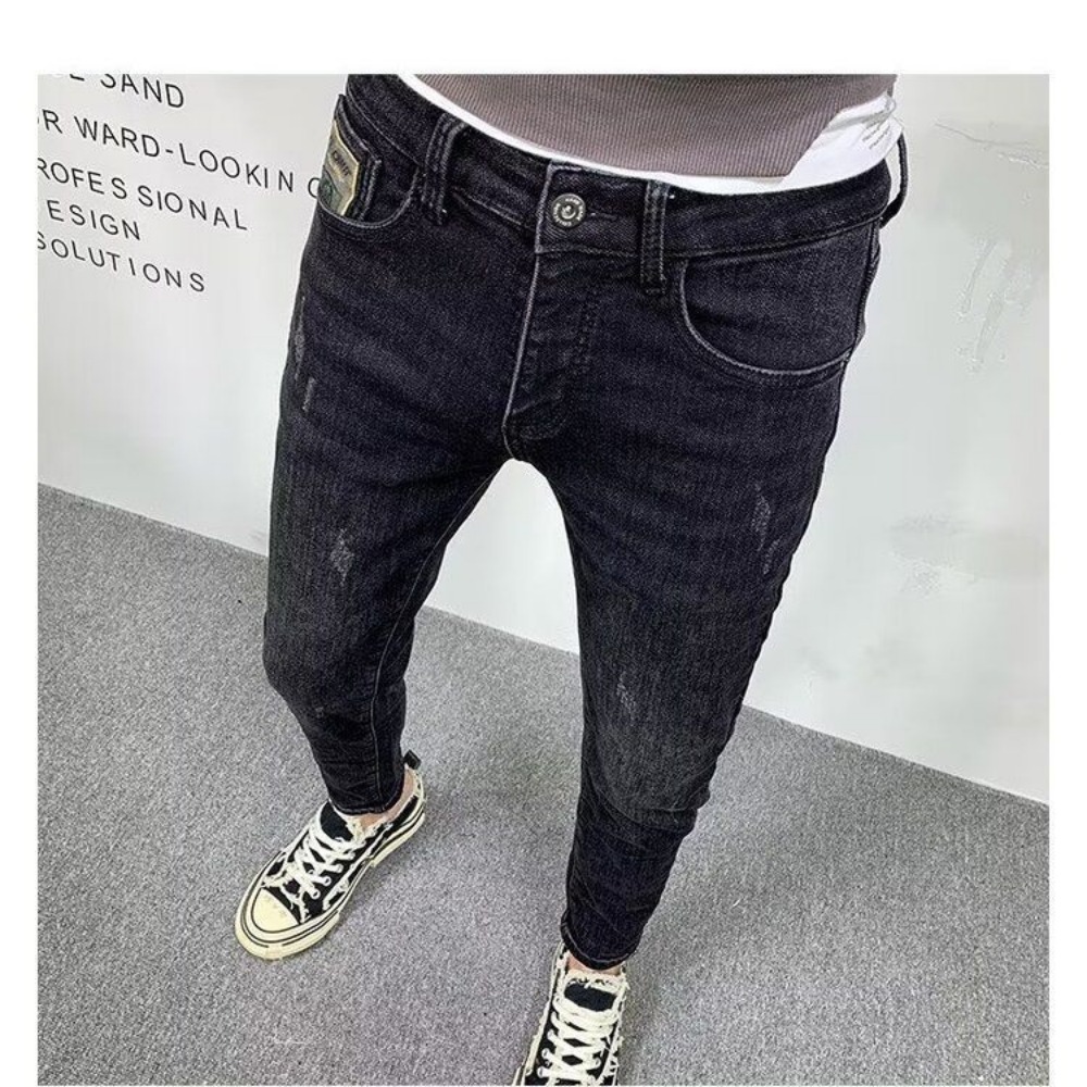 New Fashion Spring Autumn Men' – Streetwear Brand Denim Bewertung und Preis
