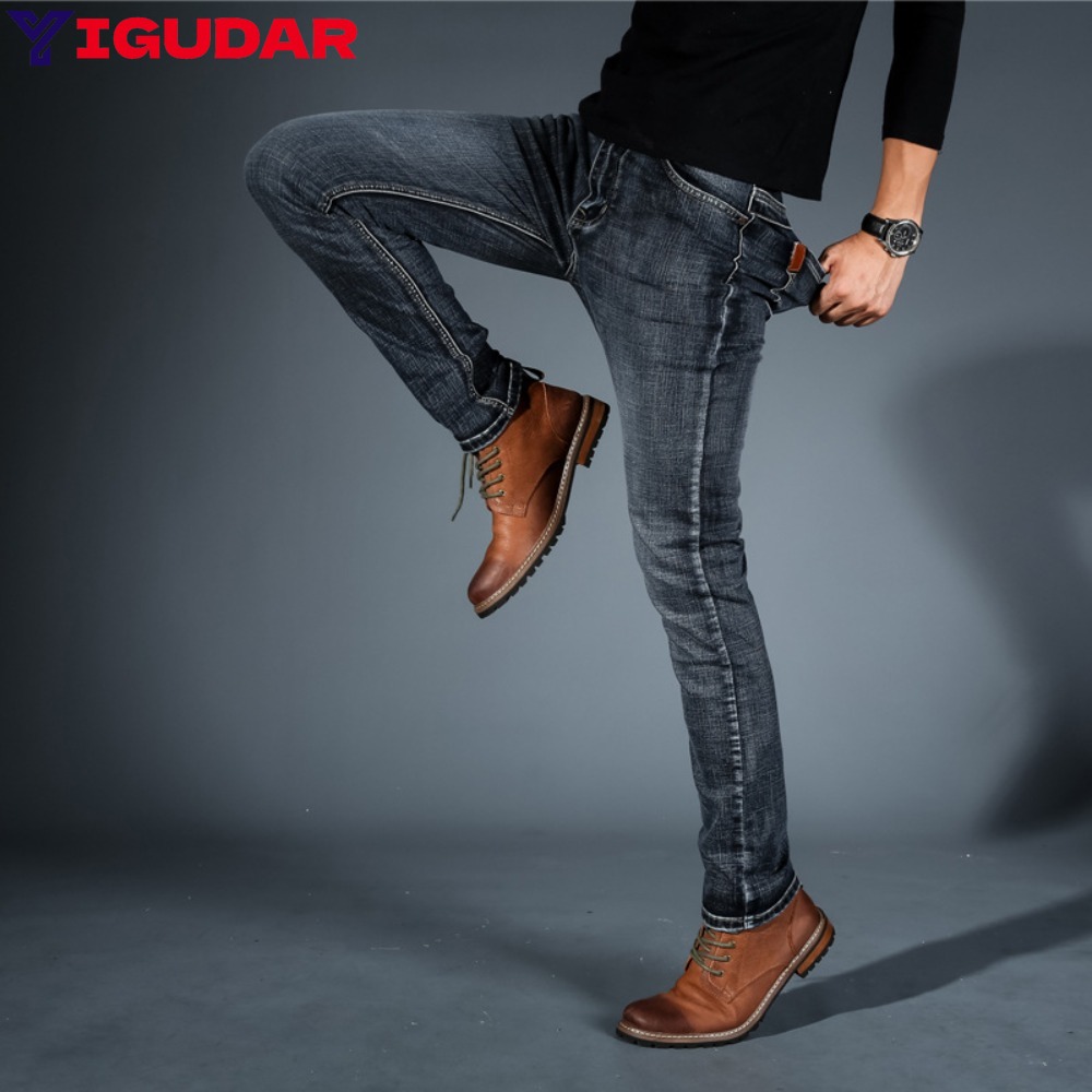 Fashion Minimalist Stretch Jea – Streetwear Brand Denim Bewertung und Preis