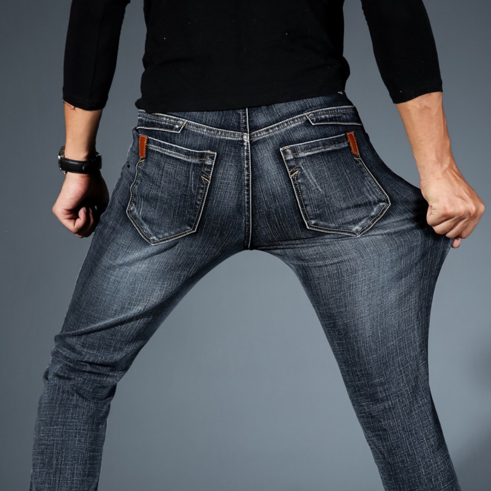 Fashion Minimalist Stretch Jea – Streetwear Brand Denim Bewertung und Preis