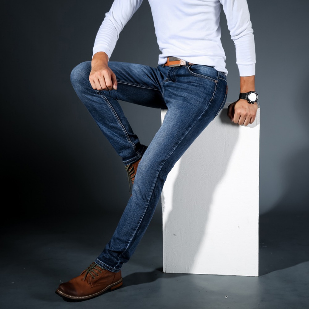 Fashion Minimalist Stretch Jea – Streetwear Brand Denim Bewertung und Preis