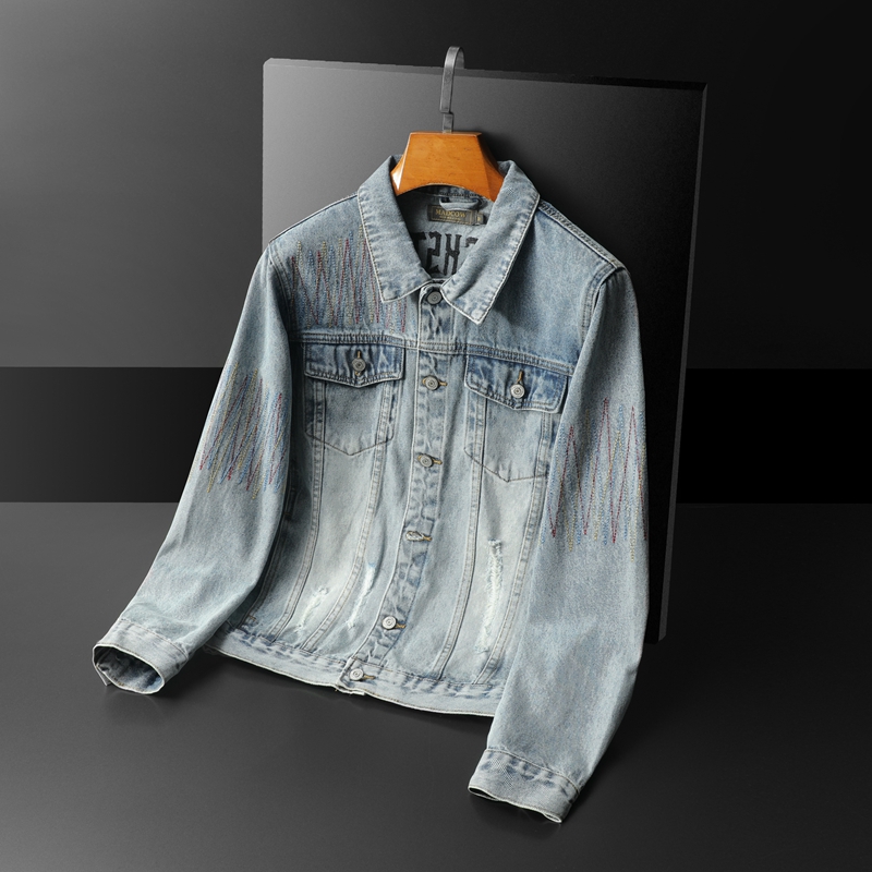 Brand Vintage Washed Denim Jac – Streetwear Brand Denim Bewertung und Preis