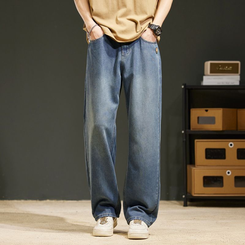 2025 New Summer Thin Men's Vin – Streetwear Brand Denim Bewertung und Preis