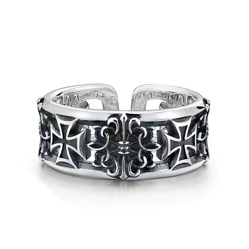 Retro Eternal Vine Cross Punk  – Chrome Hearts Ring Bewertung und Preis