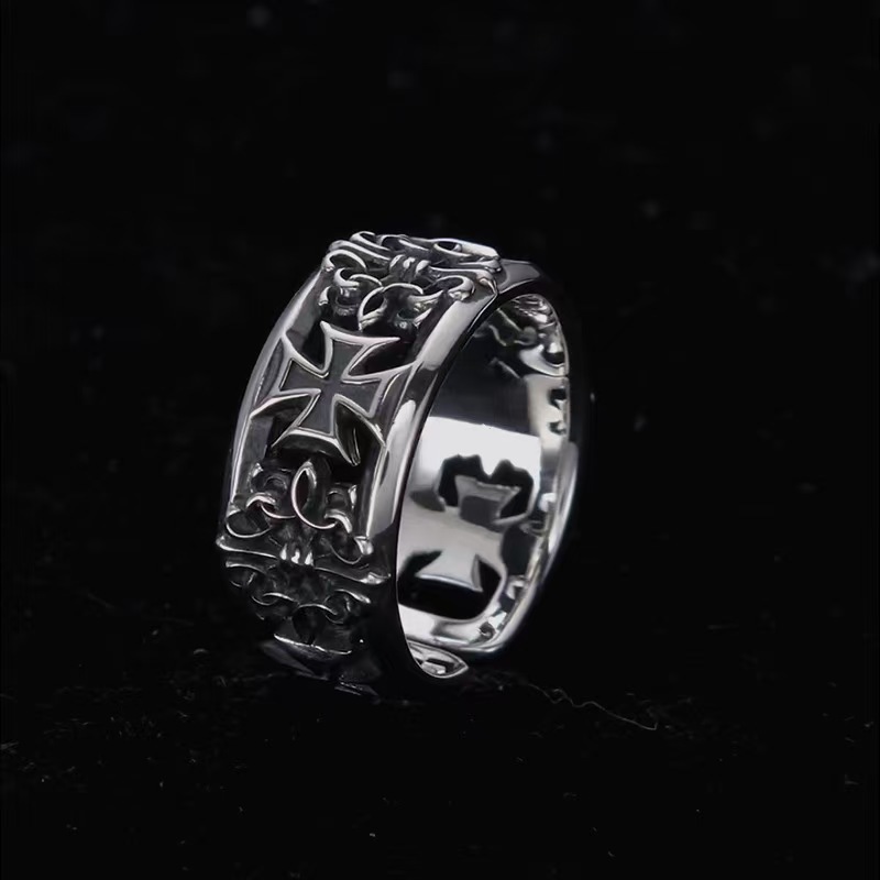 Retro Eternal Vine Cross Punk  – Chrome Hearts Ring Bewertung und Preis