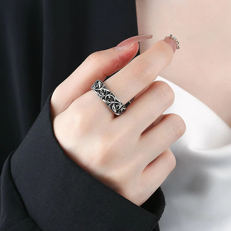 Retro Eternal Vine Rings Silve – Chrome Hearts Ring Bewertung und Preis