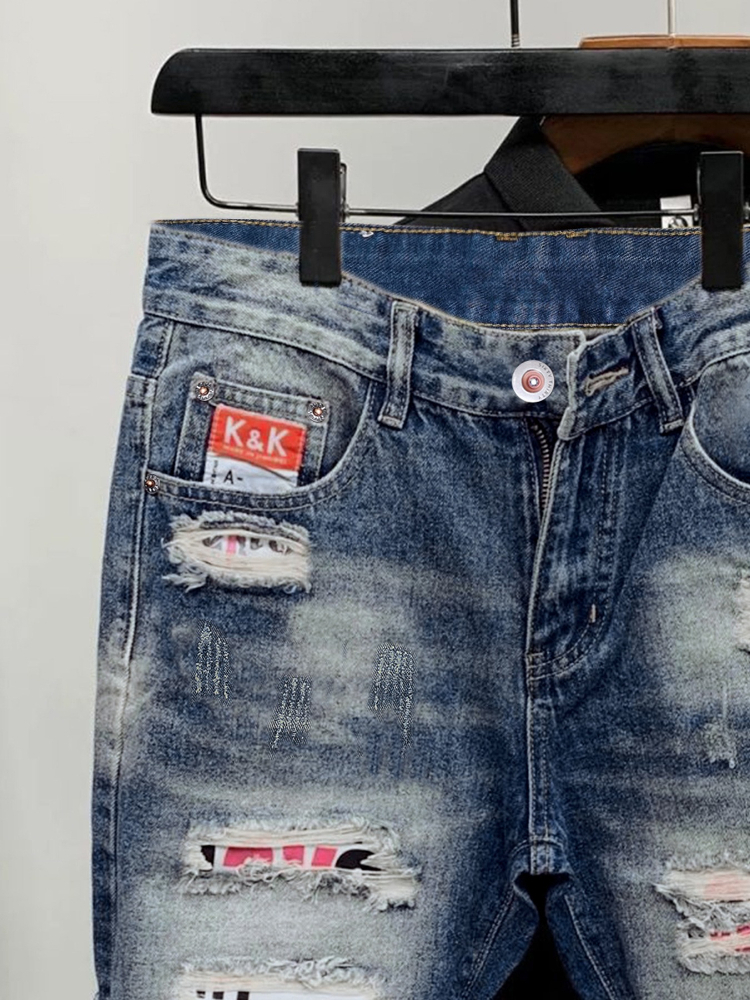 2026 Summer Ripped Straight Me – Streetwear Brand Denim Bewertung und Preis