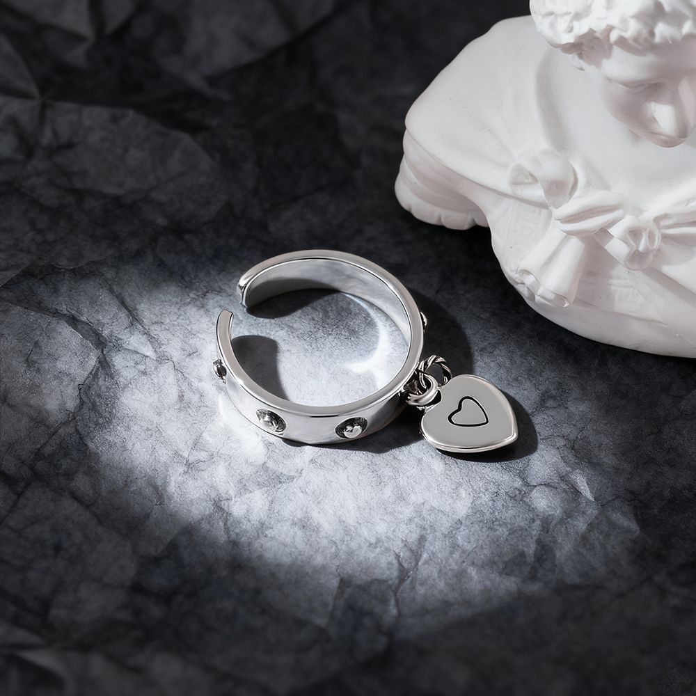 925 Sterling Silver Heart ​Adj – Chrome Hearts Ring Bewertung und Preis
