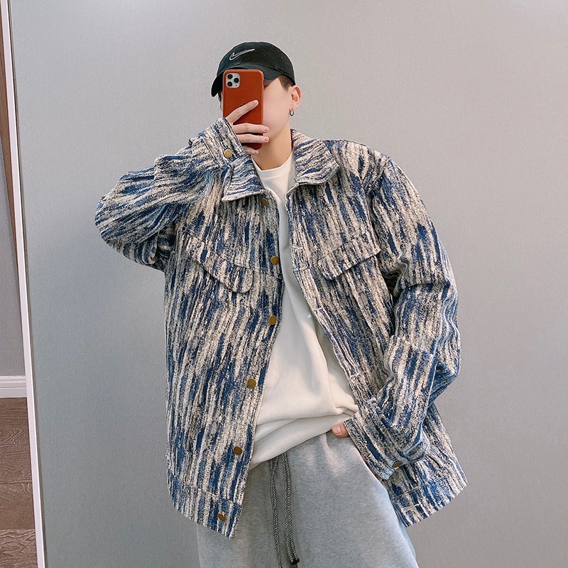 Loose Fit Men's Denim Jacket B – Streetwear Brand Denim Bewertung und Preis