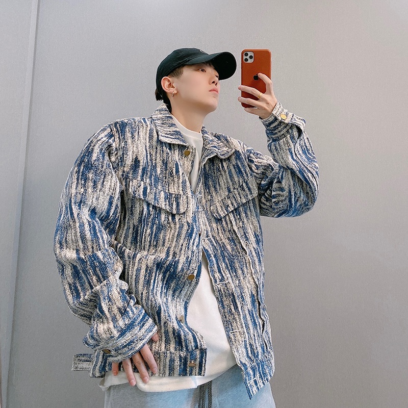 Loose Fit Men's Denim Jacket B – Streetwear Brand Denim Bewertung und Preis