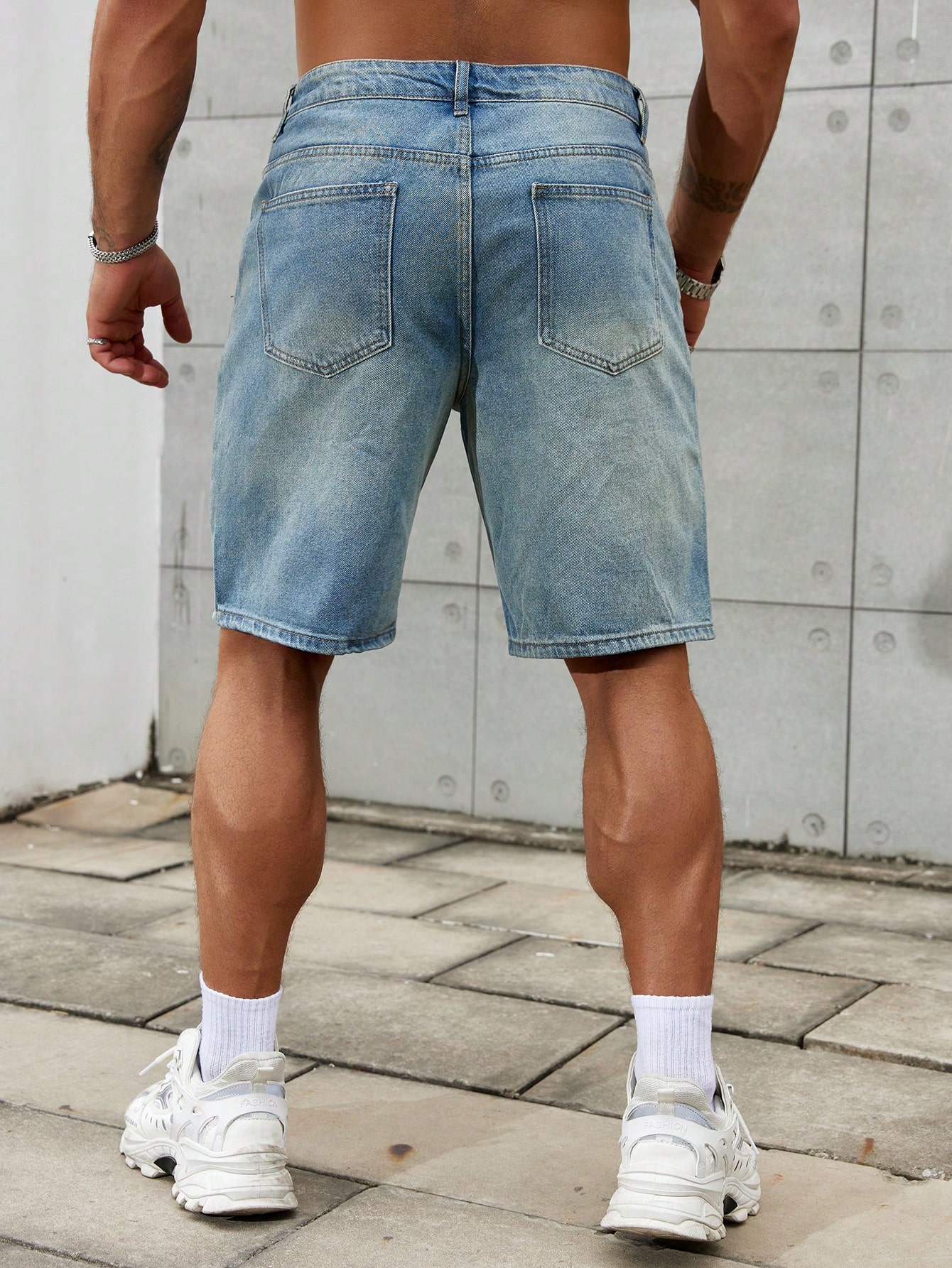 New Fashion Mens Ripped Short  – Streetwear Brand Denim Bewertung und Preis