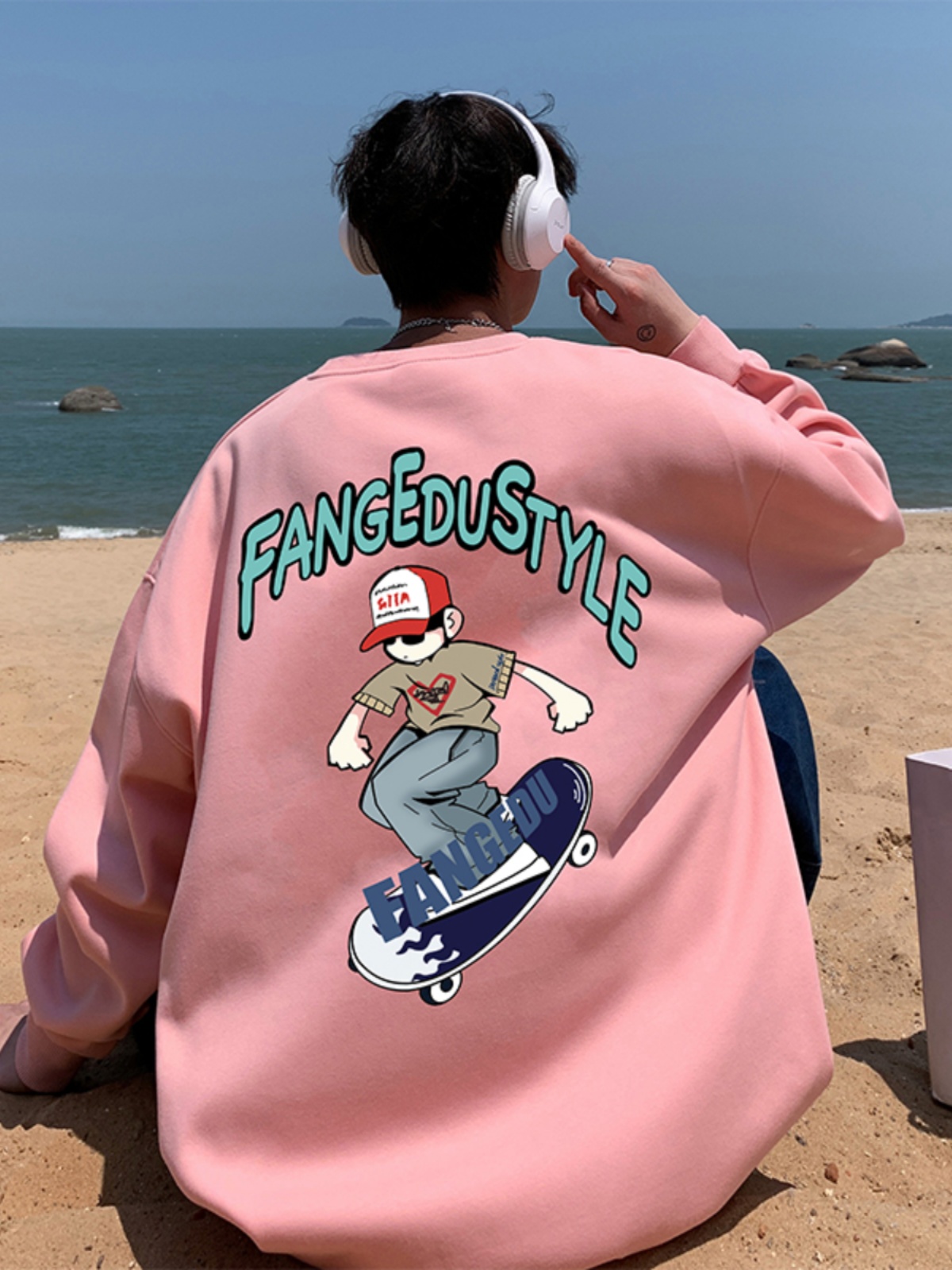 Pink West Coast Oversize Hoodi – Streetwear Brand Drops Bewertung und Preis